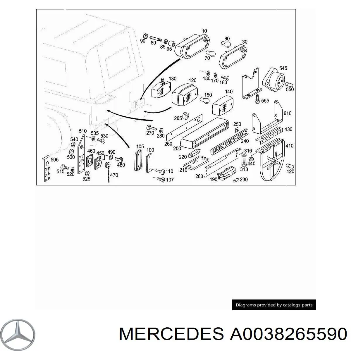 A0038265590 Mercedes