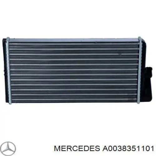 Радиатор печки A0038351101 Mercedes