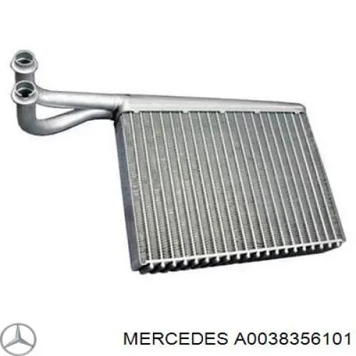 Радиатор печки (отопителя) Mercedes A0038356101