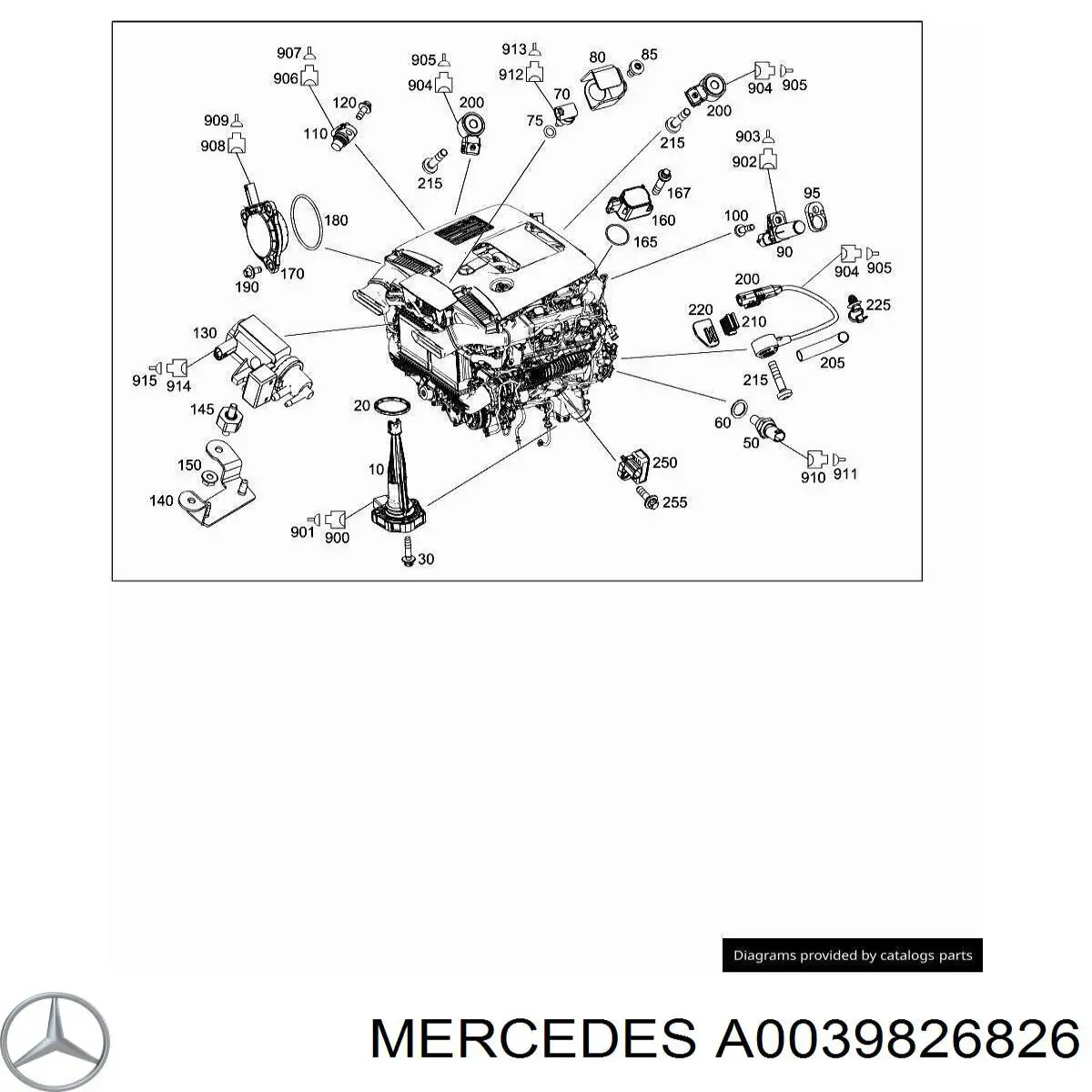 Купить A0039826826 Mercedes 