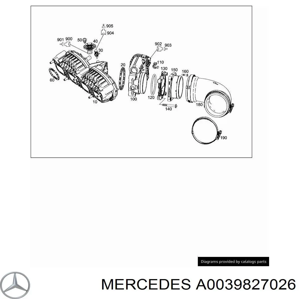 0039827026 Mercedes 