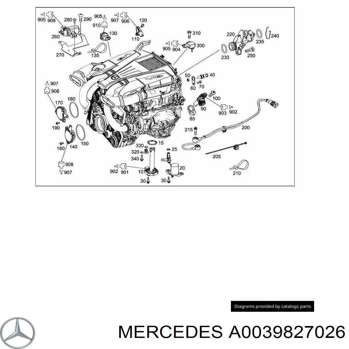 Купить 0039827026 Mercedes 