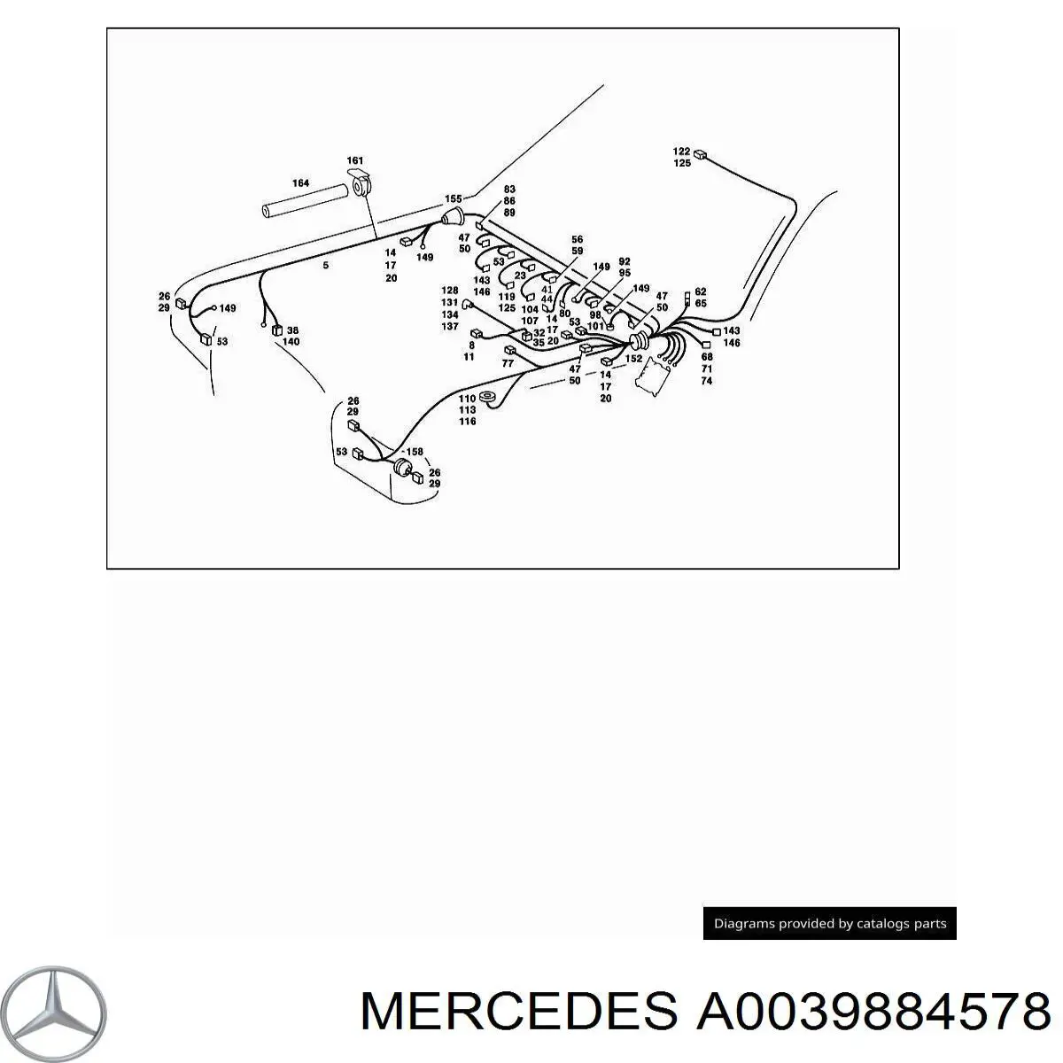 A0039884578 Mercedes 