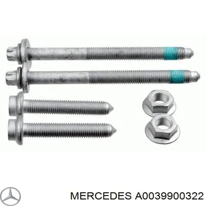 0039900322 Mercedes parafuso de fixação do injetor