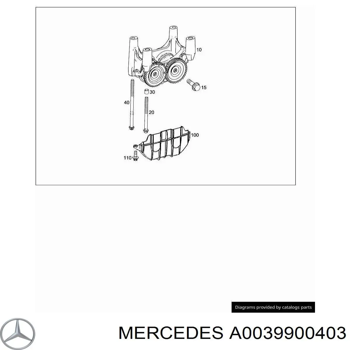 A0039900403 Mercedes 