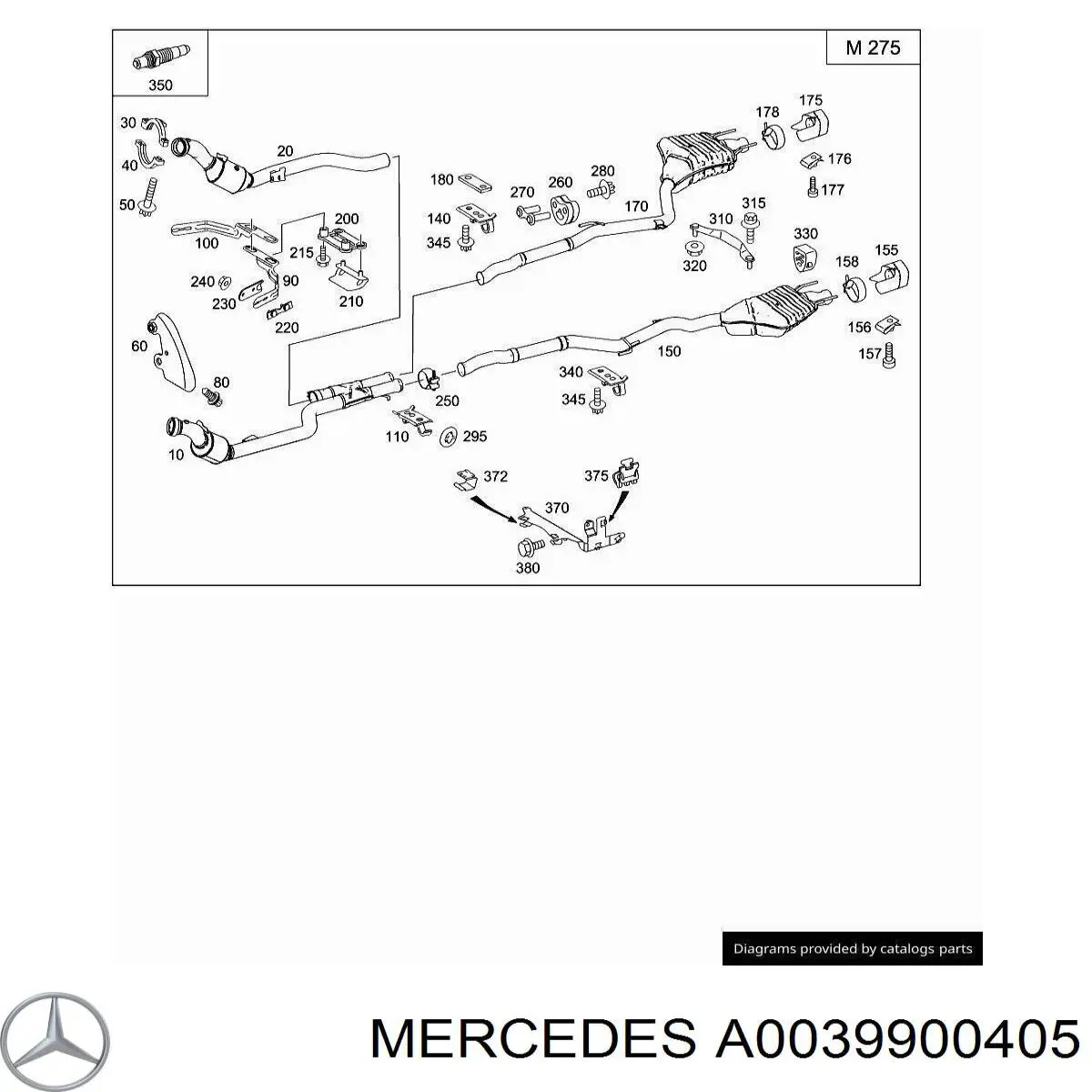  Mercedes A0039900405