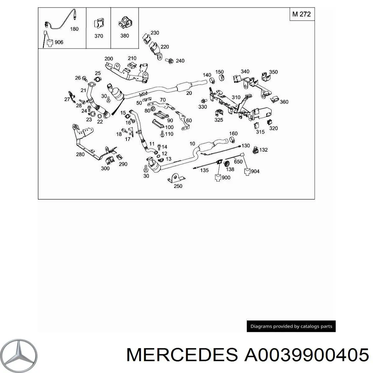  Mercedes A0039900405 цена, от 2.61 USD