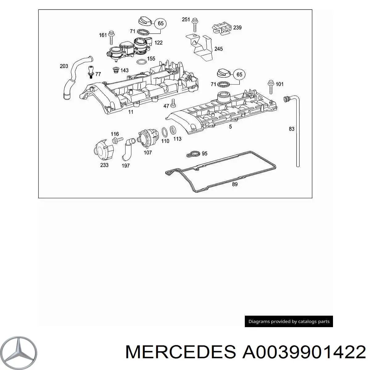  Mercedes A0039901422 цена, от 3.16 USD