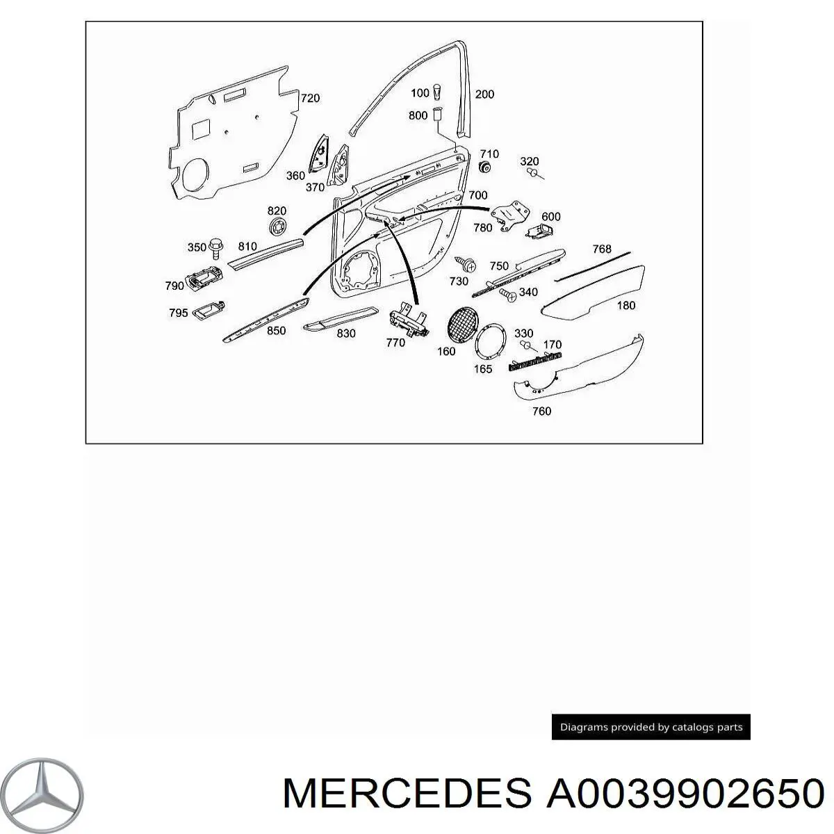  A0039902650 Mercedes