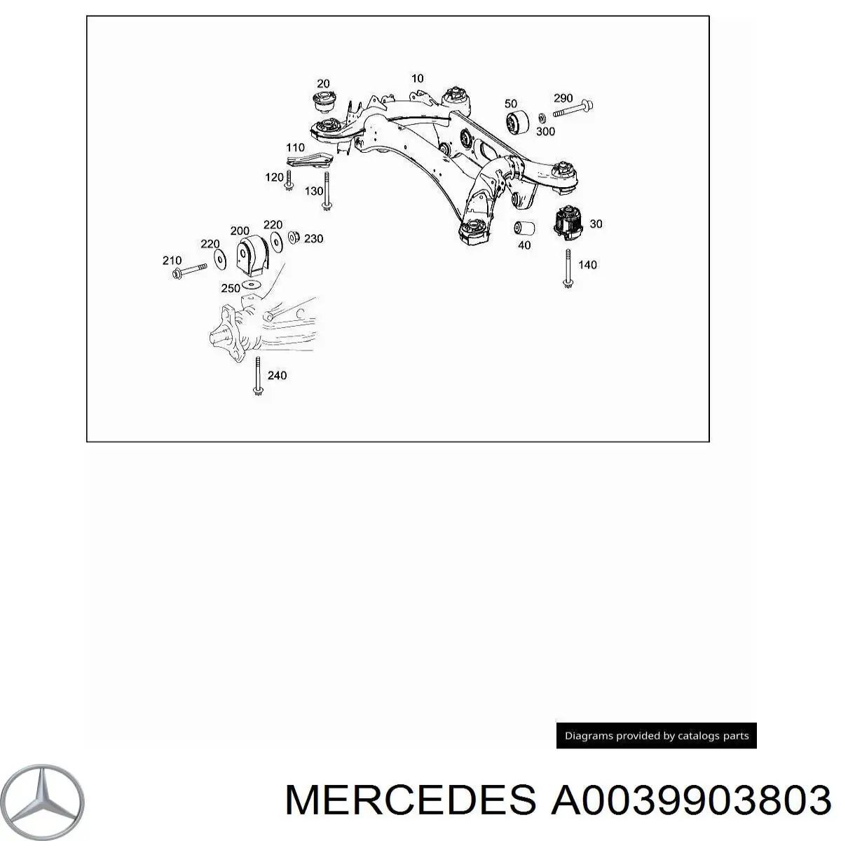 A0039903803 Mercedes 