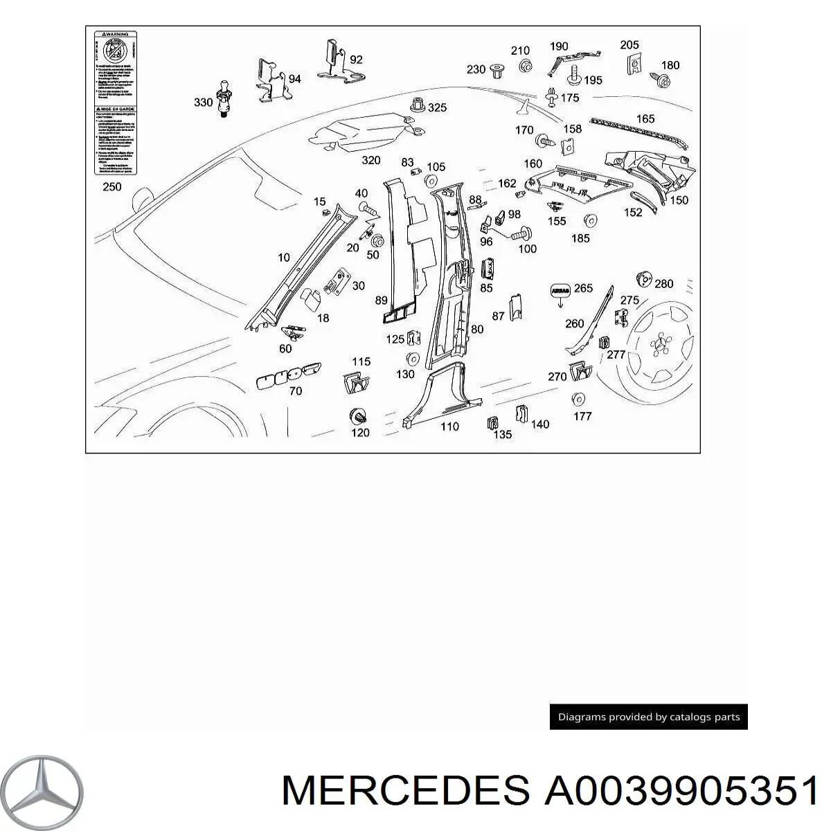A0019900550 Mercedes 