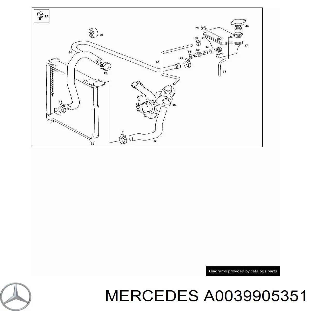 Купить A0019900550 Mercedes 