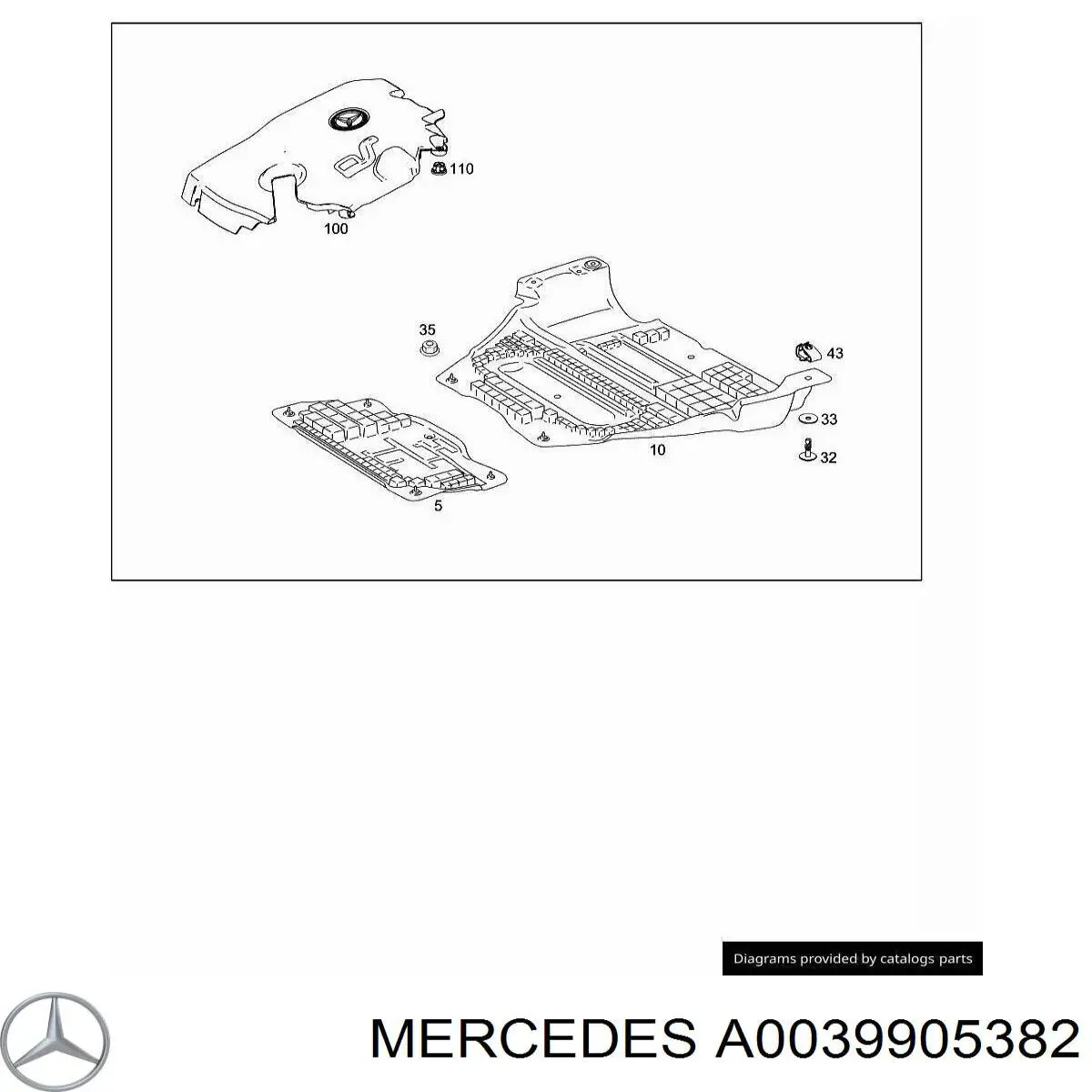  0039905382 Mercedes