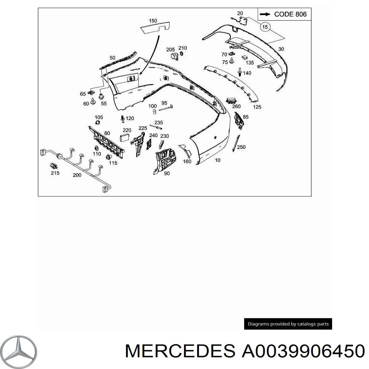 A0039906450 Mercedes 