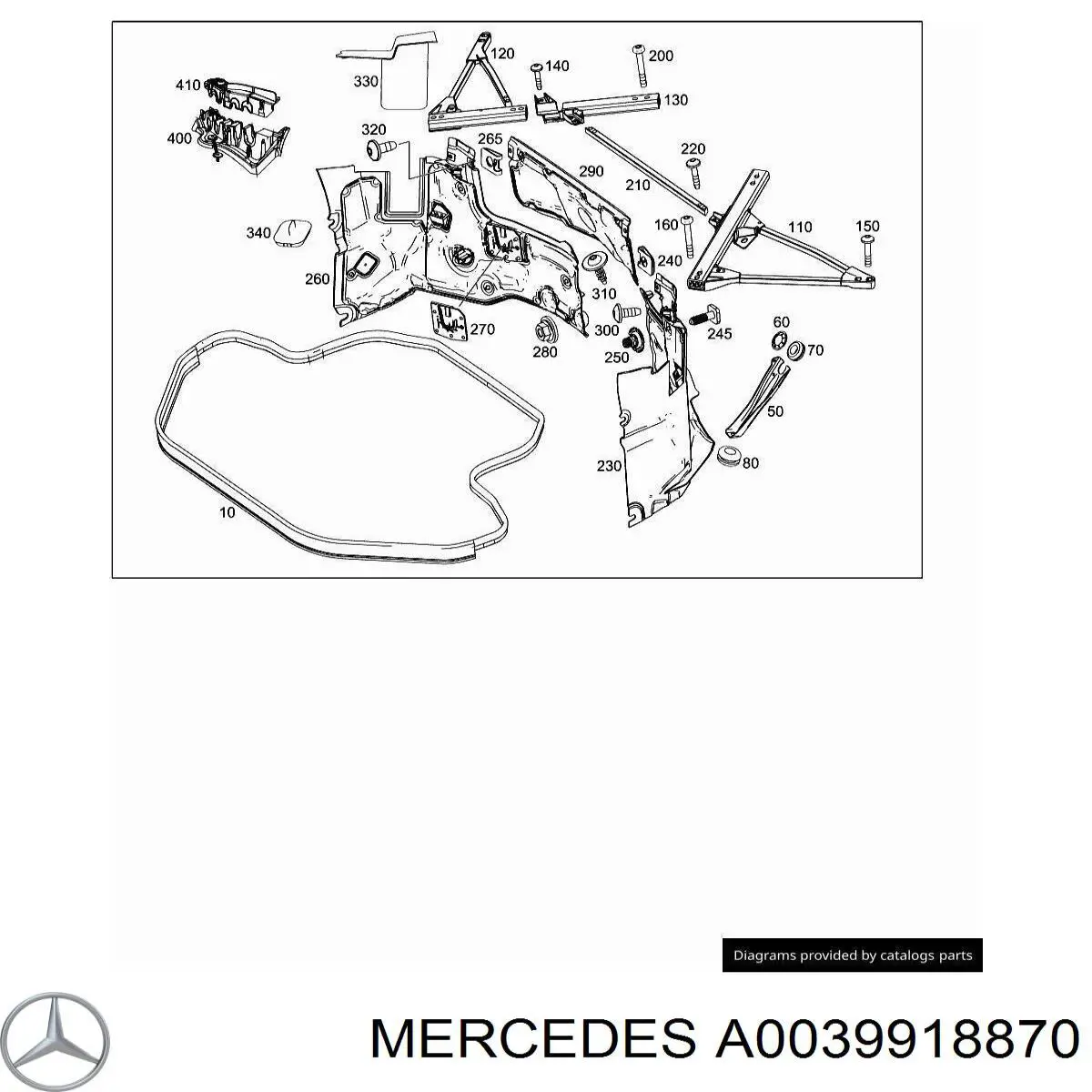 A0039918870 Mercedes 