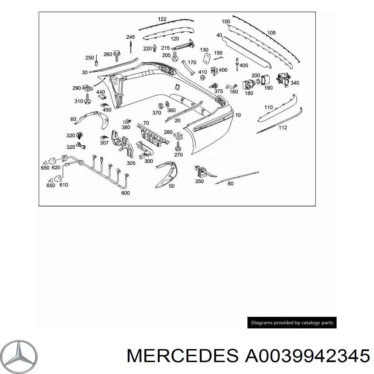 A0039942345 Mercedes 