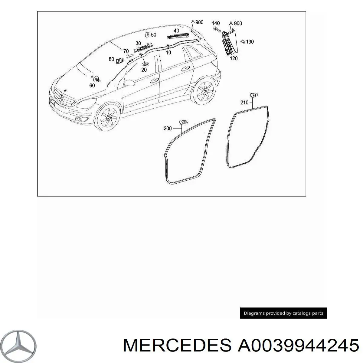 Купить A0039944245 Mercedes 