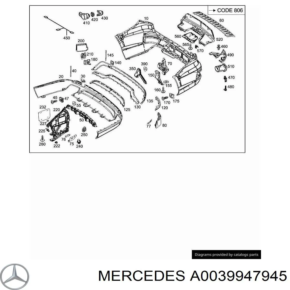 Купить A0019904291 Mercedes 