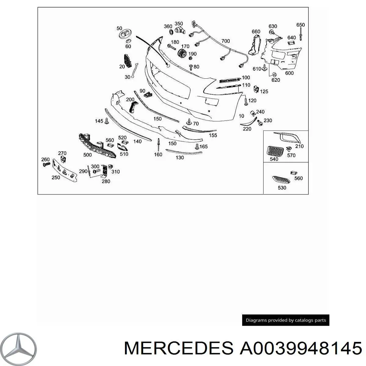 Купить A0039948145 Mercedes 