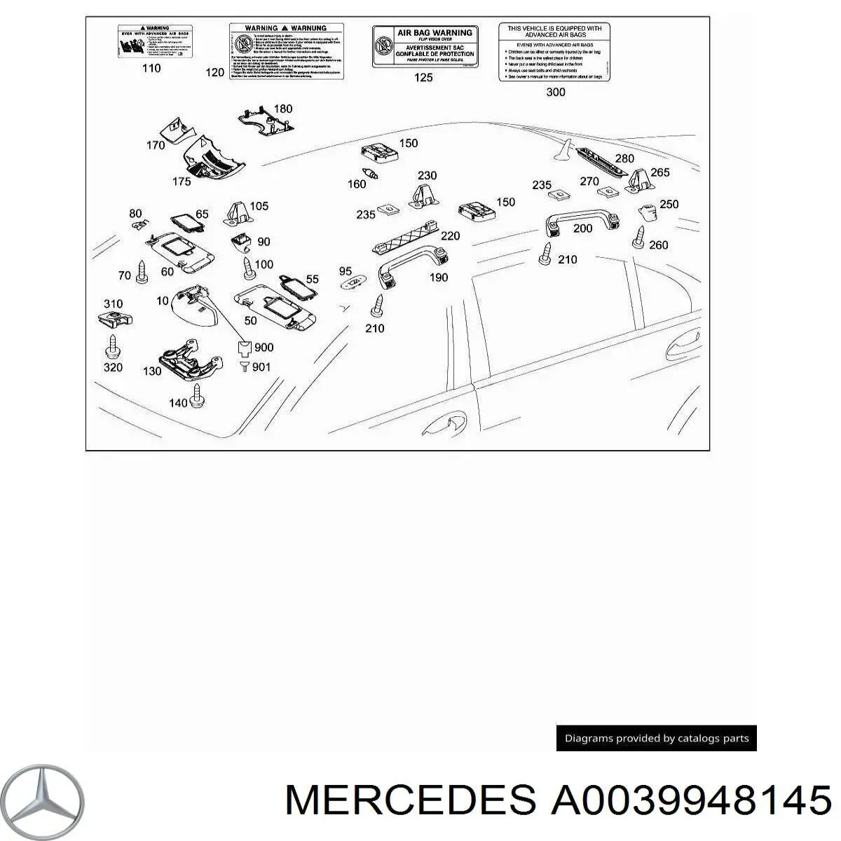  A0039948145 Mercedes