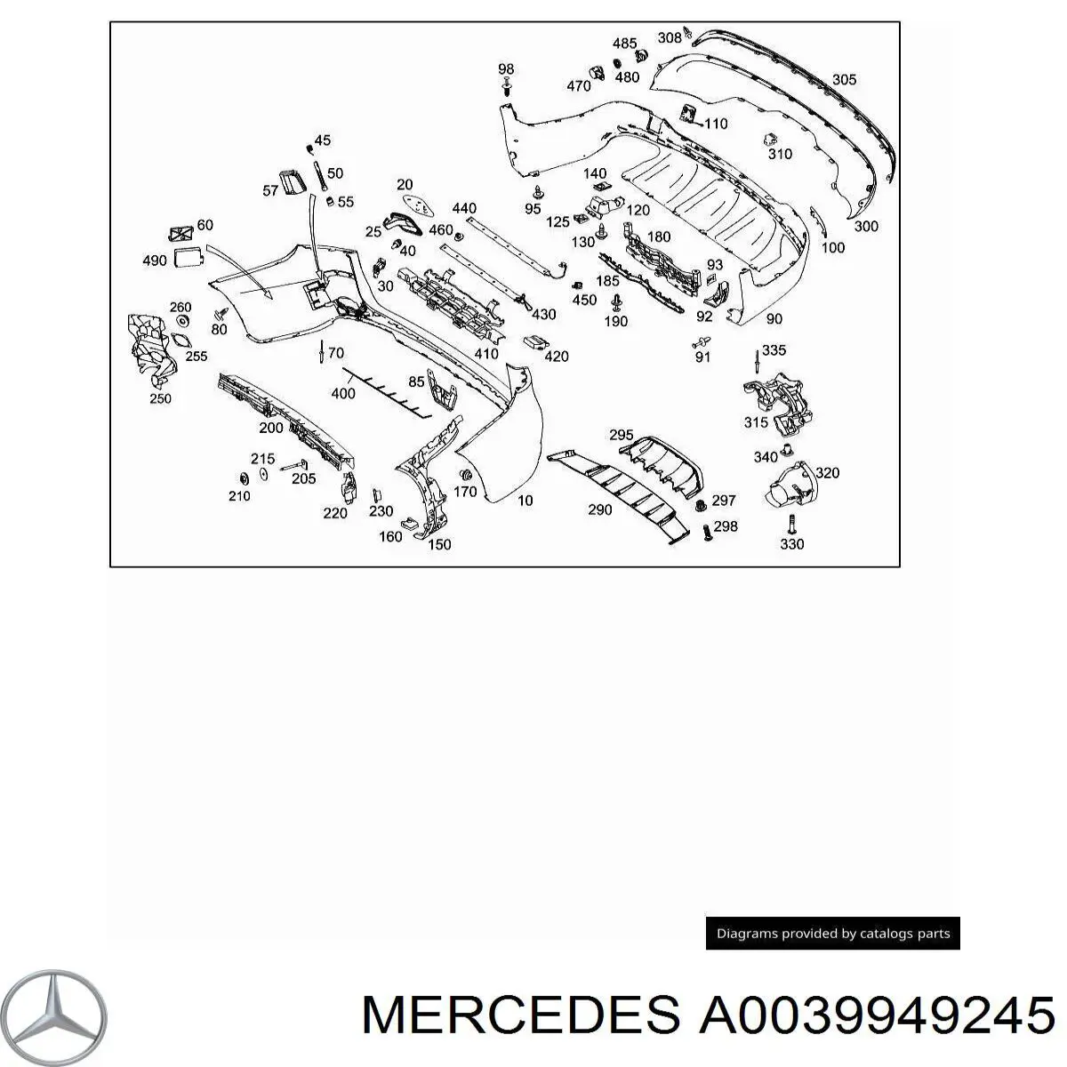 Купить A0039949245 Mercedes 