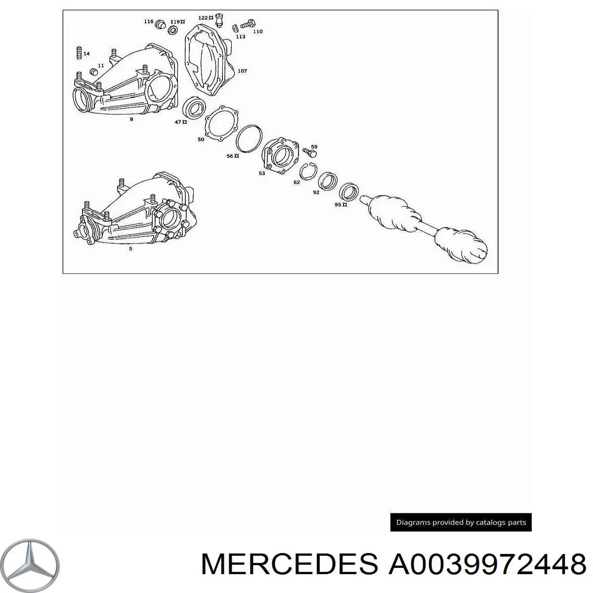 A0039972448 Mercedes 