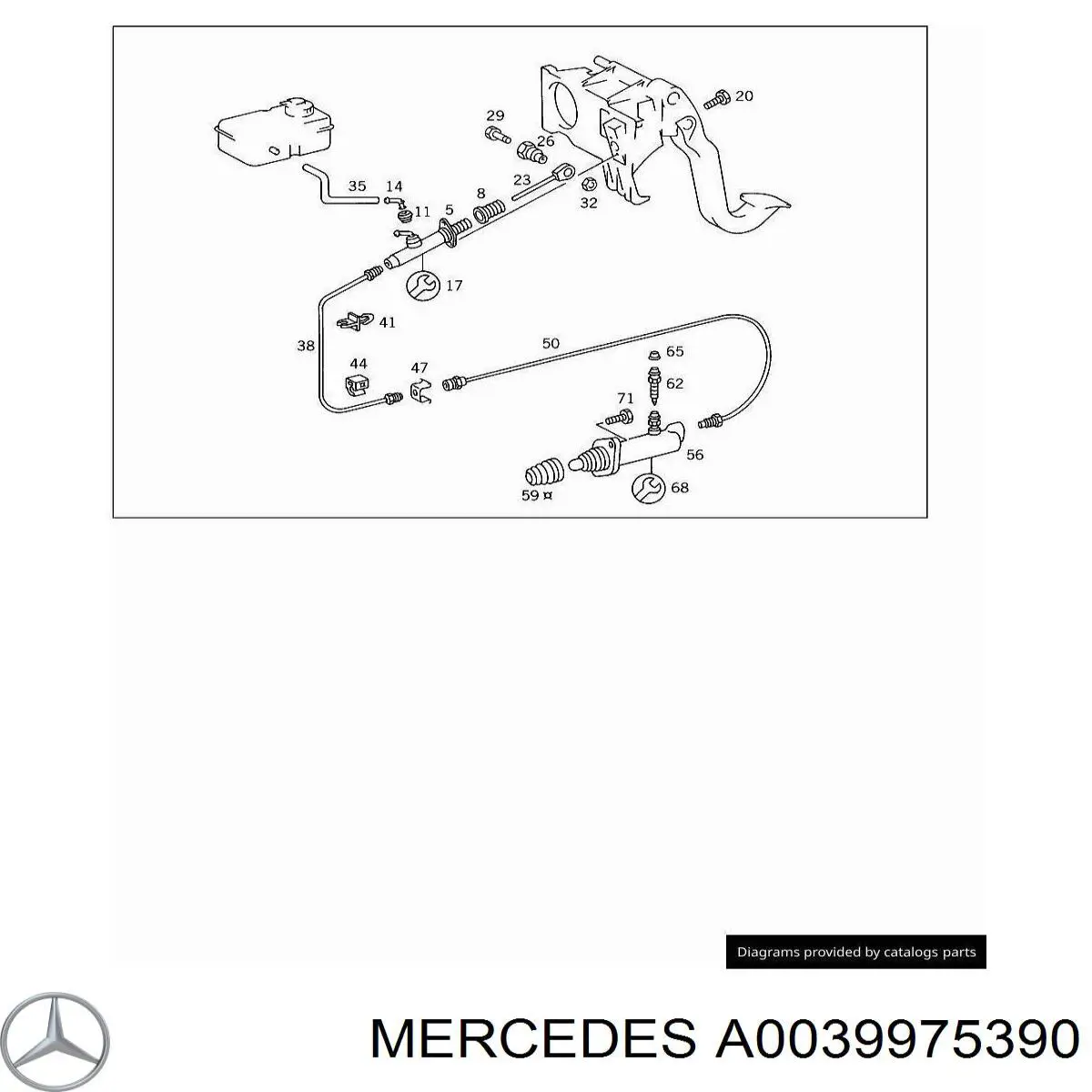 A0039975390 Mercedes 