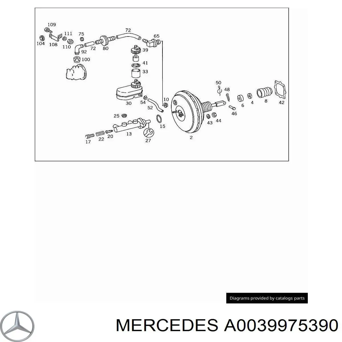  Mercedes A0039975390 цена, от 1.26 USD