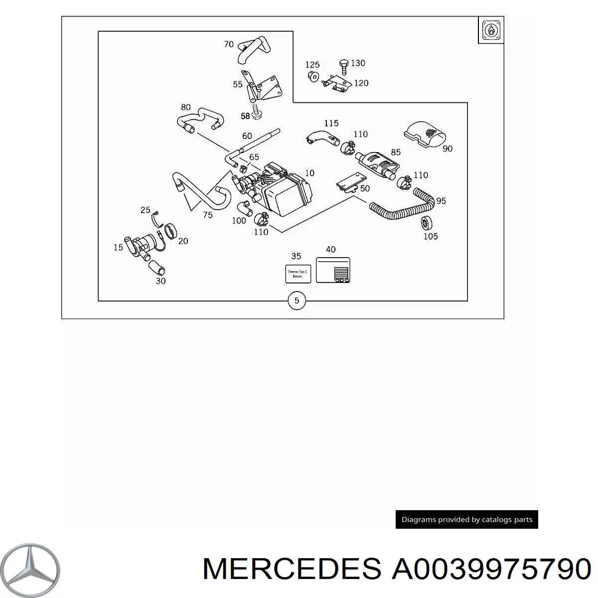  A0039975790 Mercedes