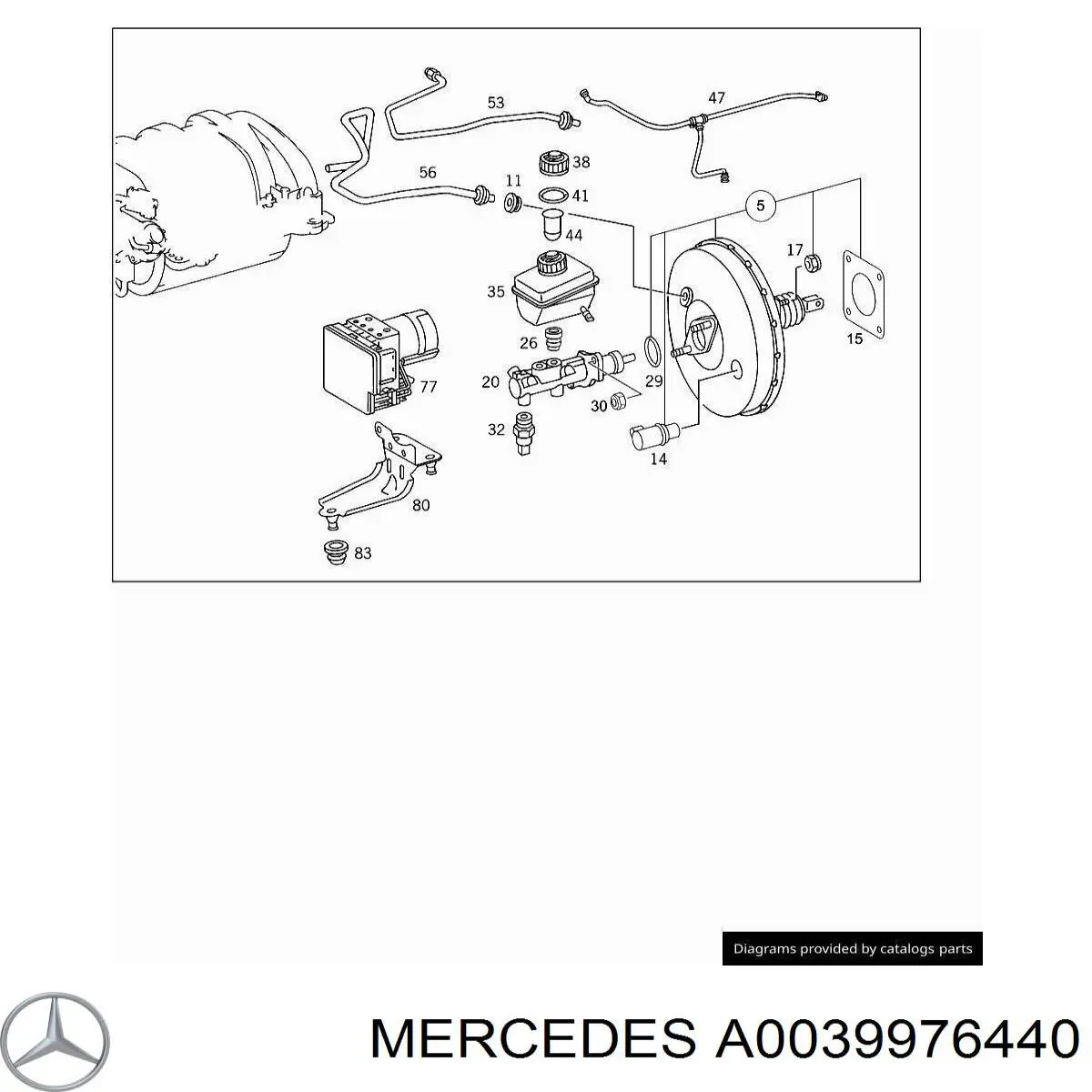 A0039976440 Mercedes 