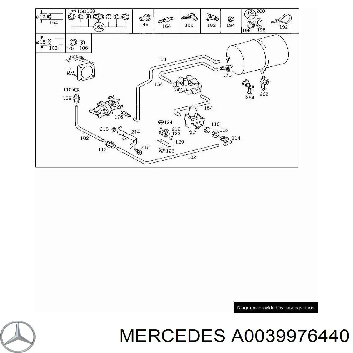 Купить A0039976440 Mercedes 