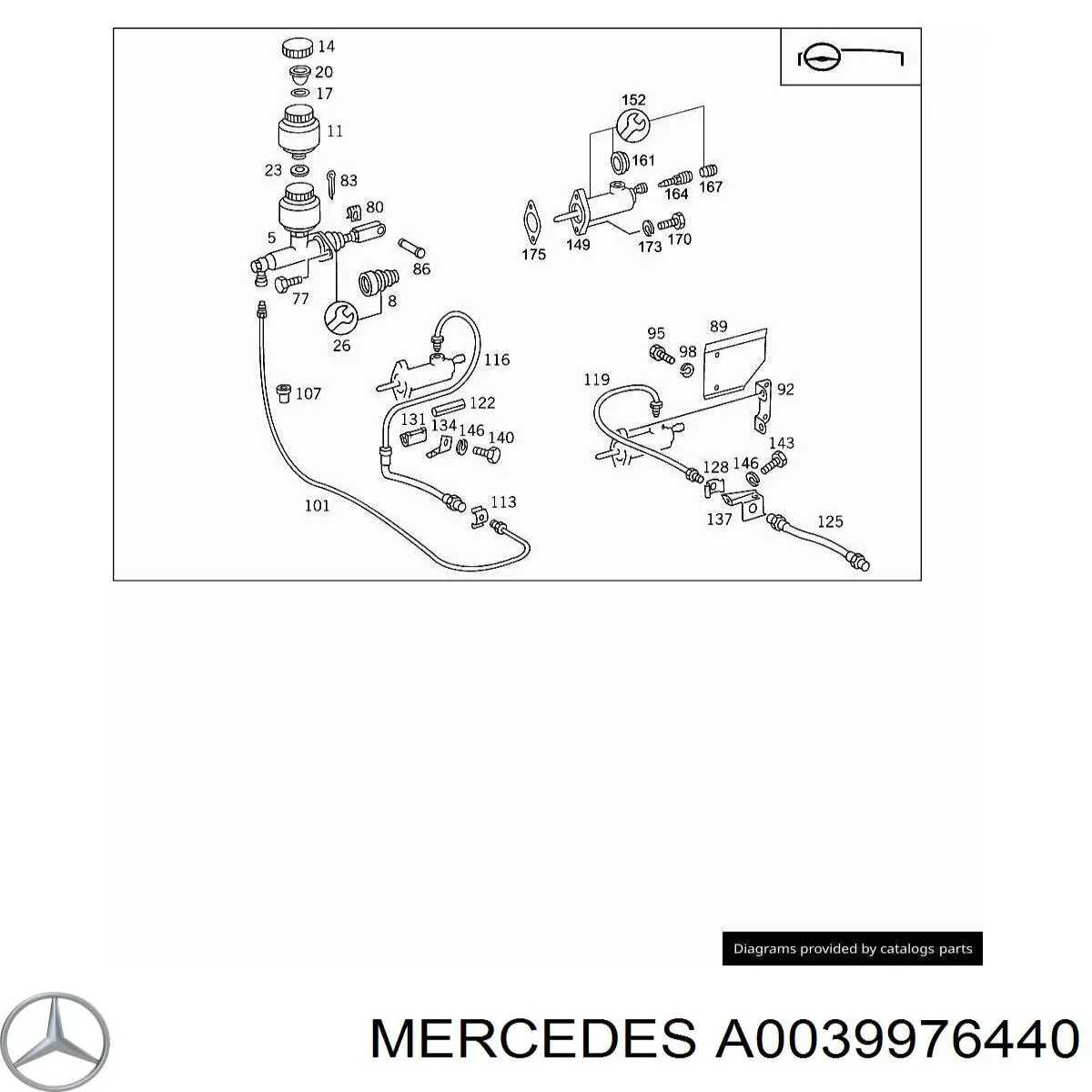  Mercedes A0039976440 цена, от 3.47 USD