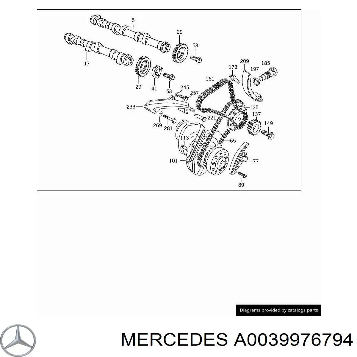  0039976794 Mercedes