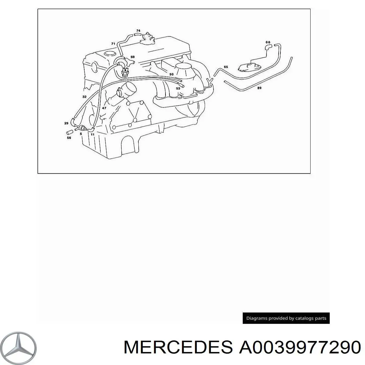 A0039977290 Mercedes Поликлиновый ремень