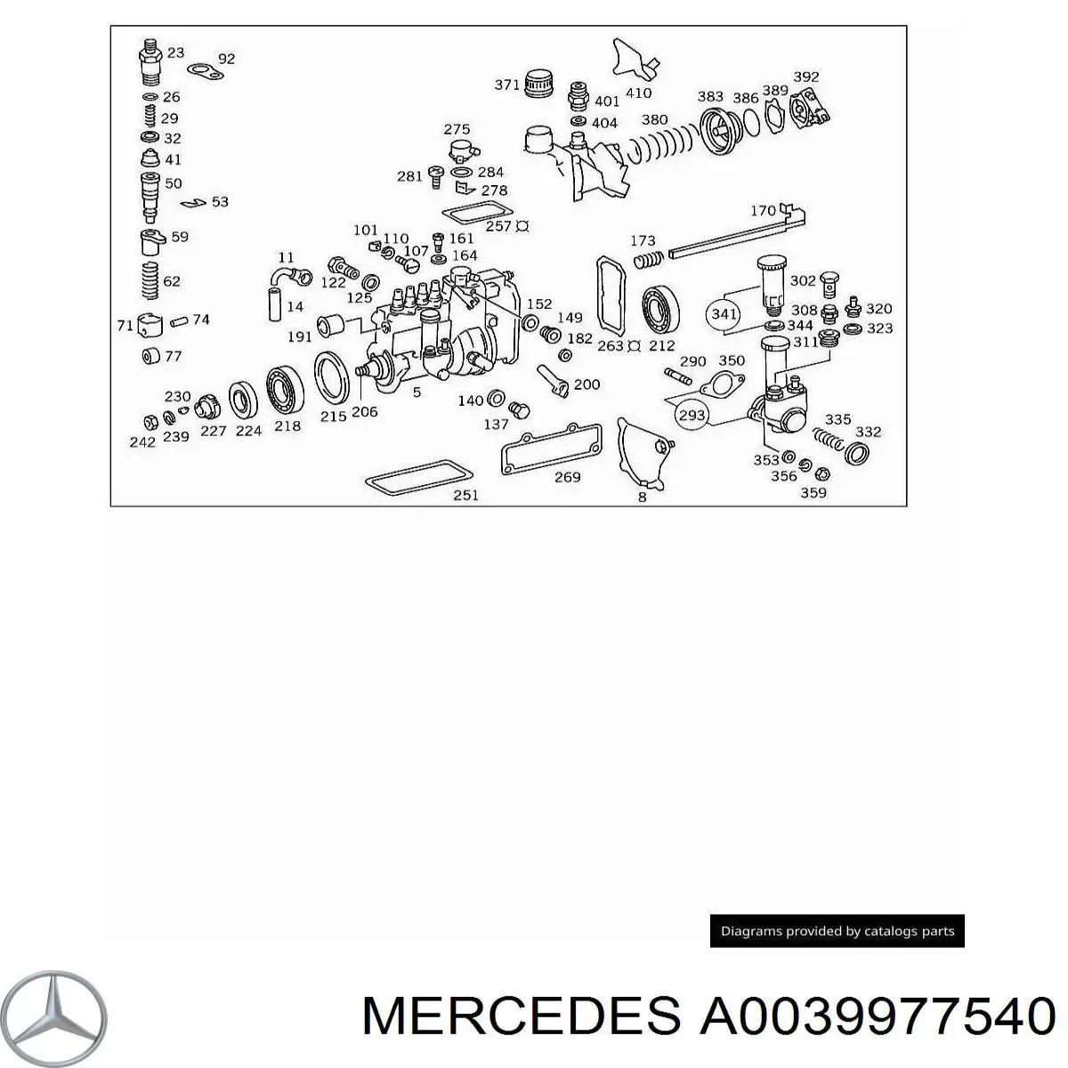 A0039977540 Mercedes 