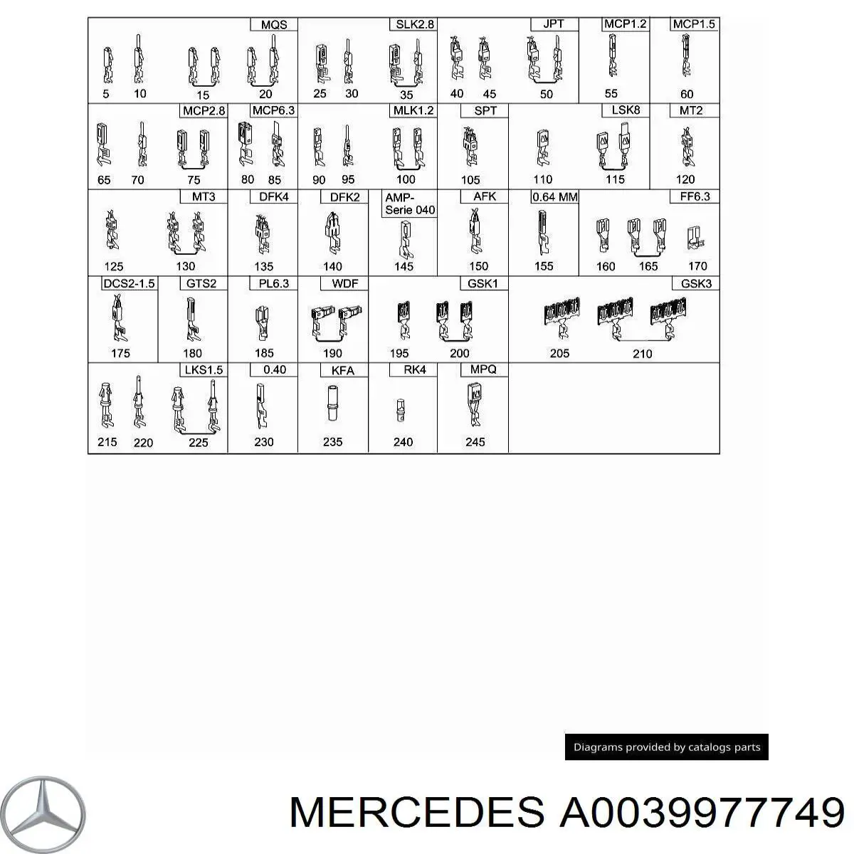  A0039977749 Mercedes