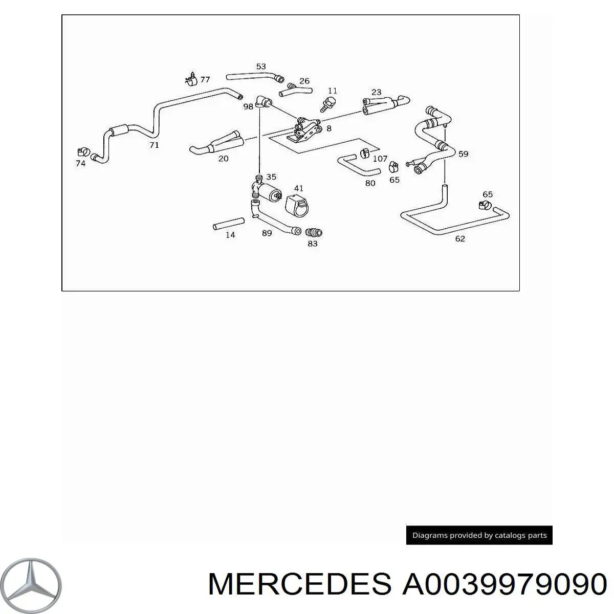  A0039979090 Mercedes