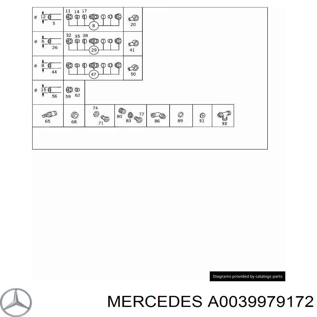  A0039979172 Mercedes