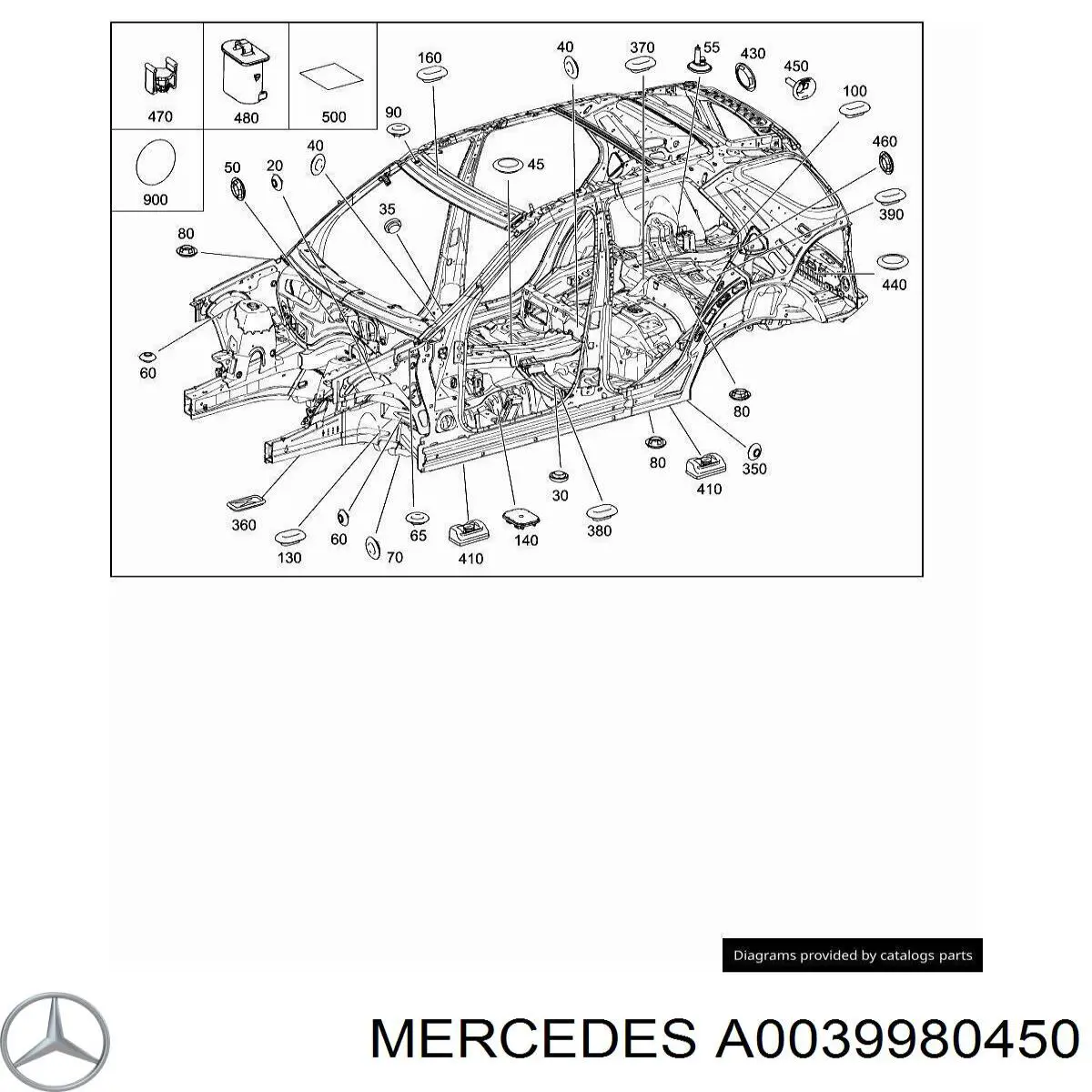 0039980450 Mercedes 