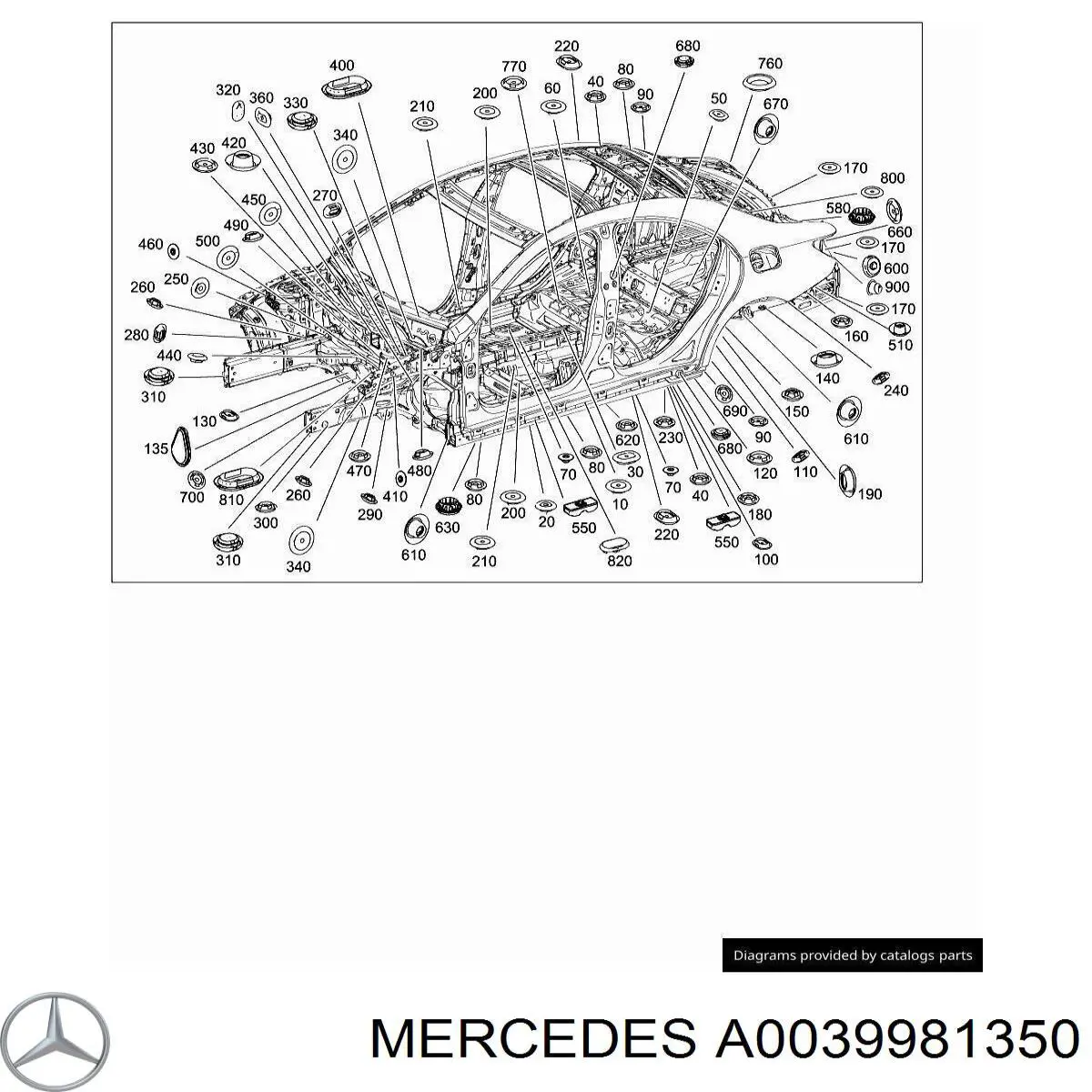  0039981350 Mercedes