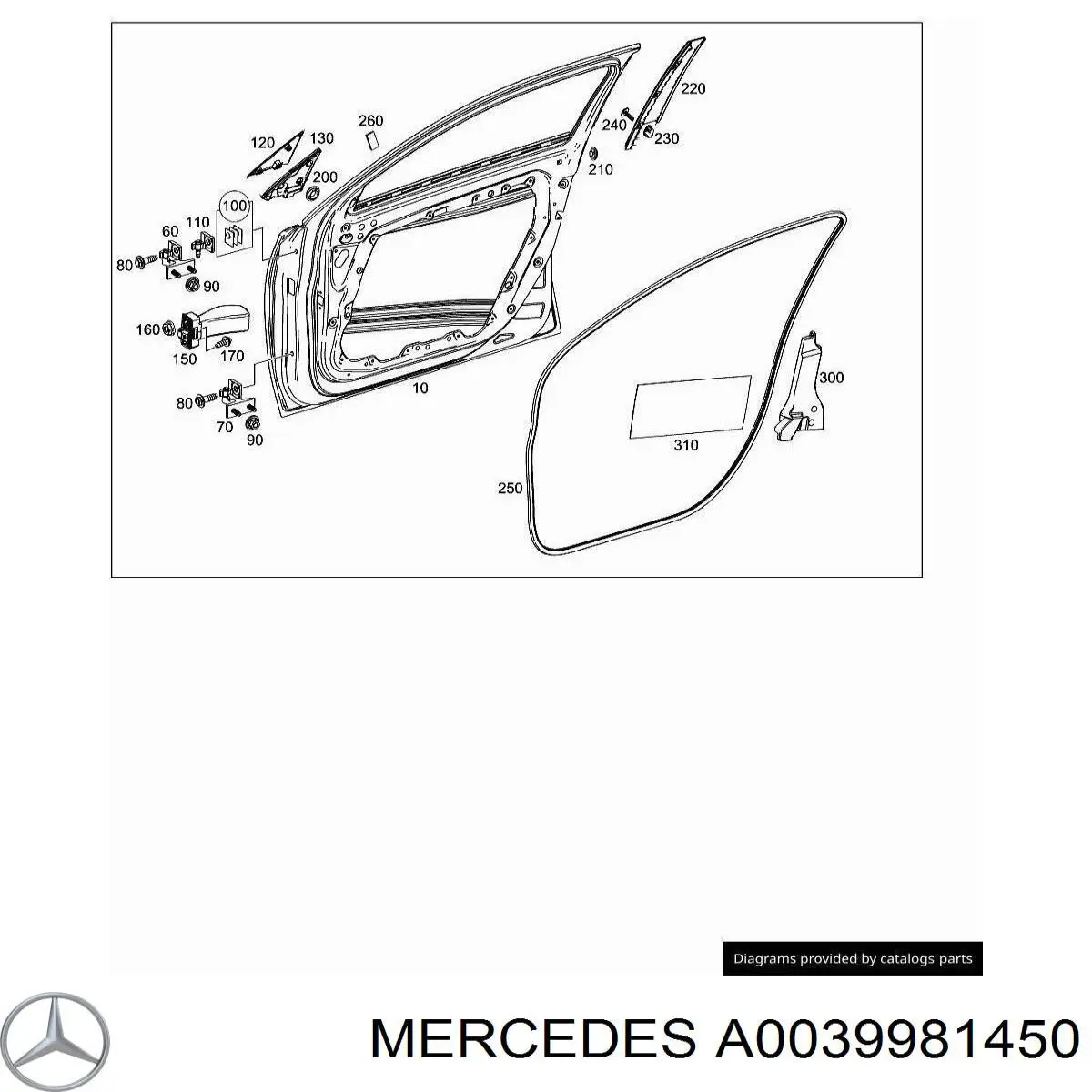 A0039981450 Mercedes 