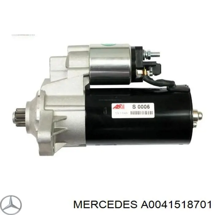 Купить A0041518701 Mercedes Стартер