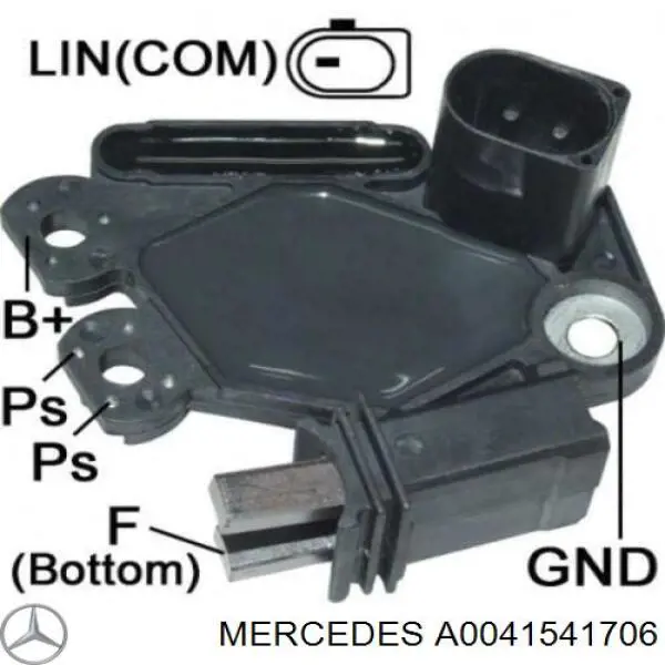 A0041541706 Mercedes реле-регулятор генератора (реле зарядки)