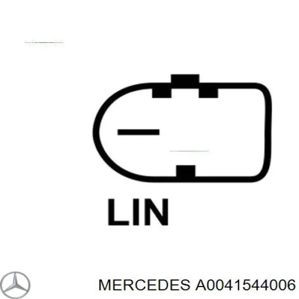 A0041544006 Mercedes 