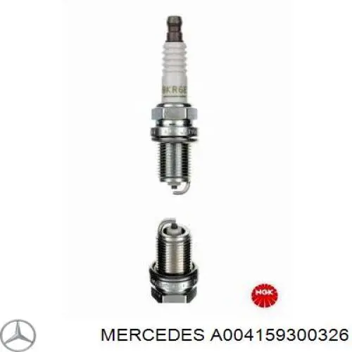Свеча зажигания Mercedes A004159300326 цена, от 7.64 USD