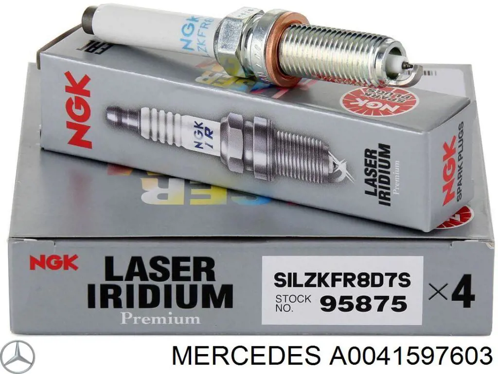 Свеча зажигания Mercedes A0041597603 цена, от 25.11 USD