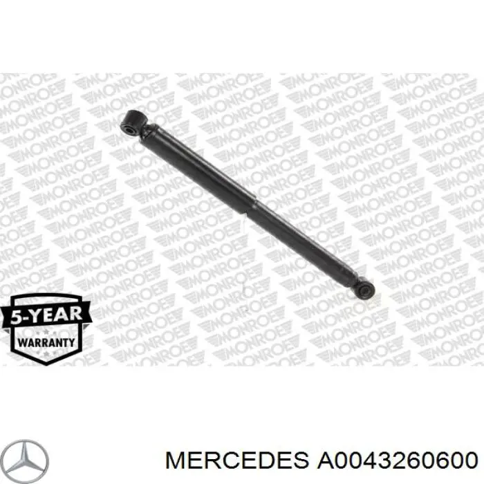 A0043260600 Mercedes Амортизаторы задние