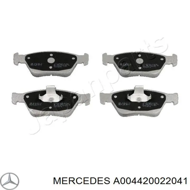 A004420022041 Mercedes колодки тормозные передние дисковые
