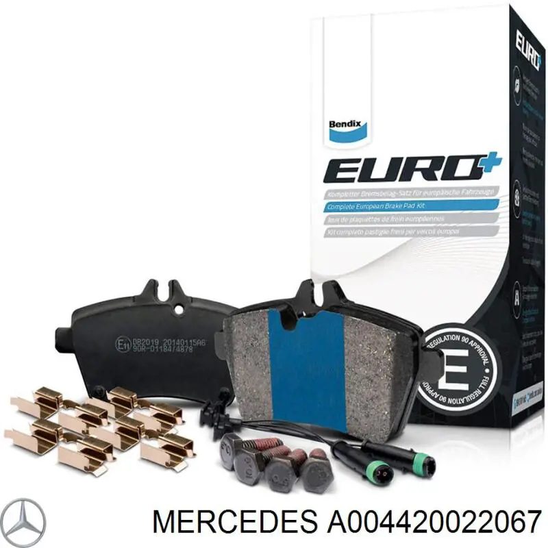 A004420022067 Mercedes Колодки передние