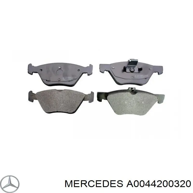 Колодки Mercedes A0044200320 цена, от 19.95 USD